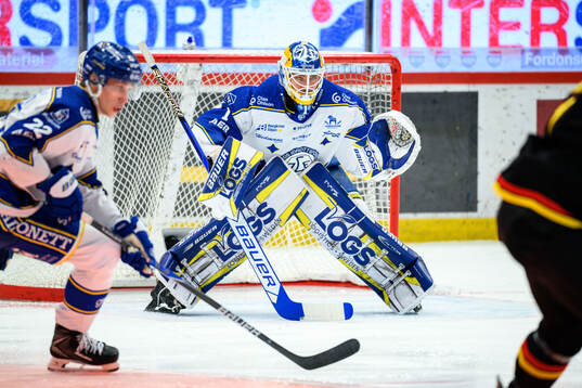 Leksands målvakt Marcus Gidlöf