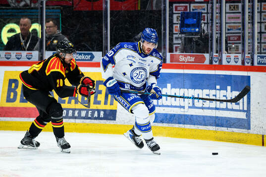 Brynäs Tyler Vesel och Leksands Nolan Stevens