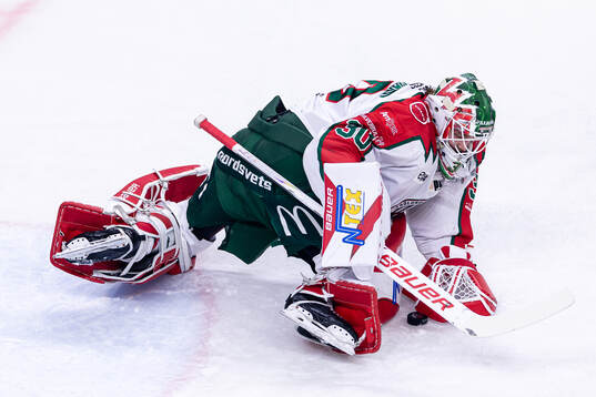 Frölundas målvakt Tobias Normann