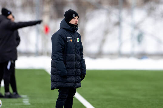 Varbergs tränare Victor Salwén