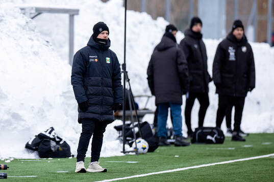 Varbergs tränare Victor Salwén