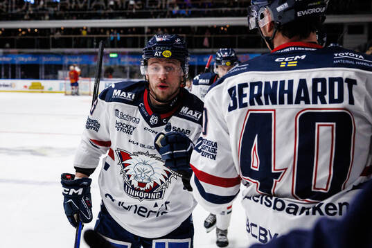 Linköpings Jakub Vrana jublar