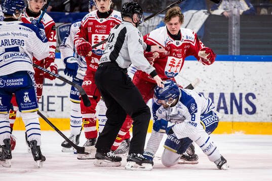 Timrås Eddie Genborg och Leksands Matt Caito