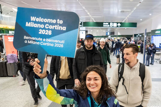 Bläddra bland fler bilder av 2026 Winter Olympics, Day 2, Men's Ice Hockey, Arrivals