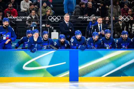 Head coach Jukka Jalonen of Italy in the men's ice hockey