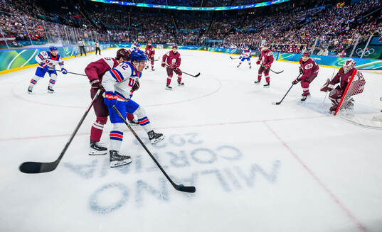 Matt Boldy of USA in the men's ice hockey game between
