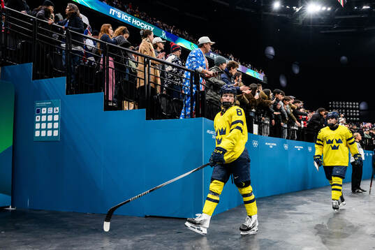 Hilda Svensson of Sweden looks dejected