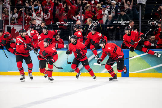 Bläddra bland fler bilder av 2026 Winter Olympics, Men's Ice Hockey, Quarterfinal, Canada - Czech Republic