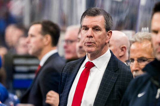 Head coach Mike Sullivan of USA in the men's ice hockey