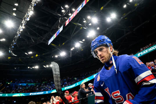 Noah Hanifin of USA