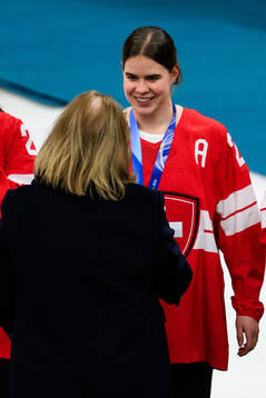 Gunilla Lindberg, Secretary General of ANOC, and Alina