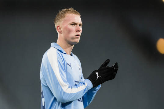 Malmö FFs Daniel Gudjohnsen