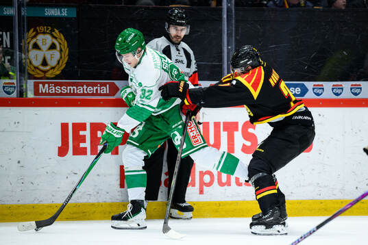 Rögles Isac Solberg och Brynäs Mattias Norlinder