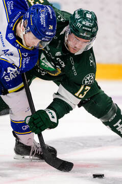 Leksands Arvid Eljas och Färjestads Joel Kellman