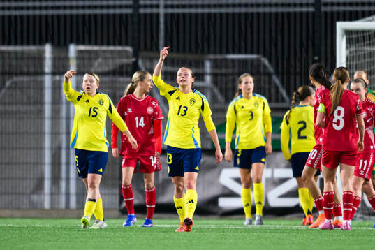 Sveriges Emilia Jägestedt Widstrand och Lovisa Breland