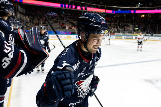 Linköpings Rasmus Rissanen jublar