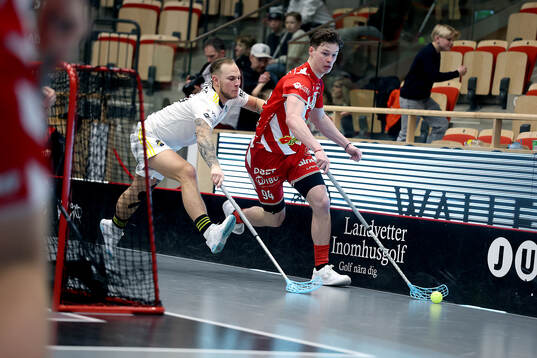 AIK's Linus Hellqvist och Pixbos Jakub Faksa