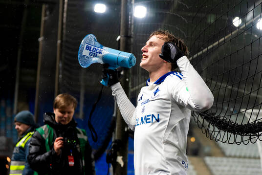 IFK Norrköpings Viggo Fälth jublar