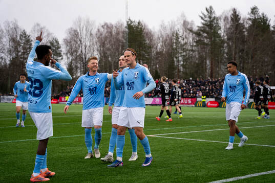 Malmö FFs Erik Botheim gör 0-1 målet
