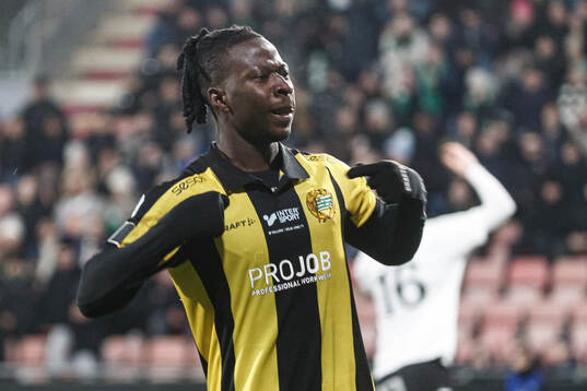 Hammarbys Moise Elohim Victoire Kabore jublar