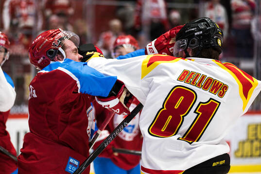 Timrås Didrik Strömberg och Brynäs Kieffer Bellows