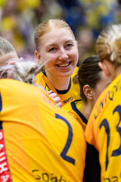 Tyra Axnér of Sweden celebrating
