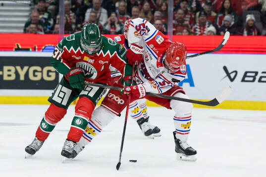 Frölundas Nicklas Lasu och Timrås Anton Lander