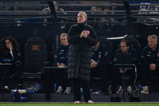 Head coach Gemma Grainger of Norway