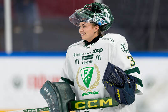 Färjestads målvakt Ida Boman