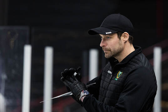 Färjestads tränare Johan Fransson