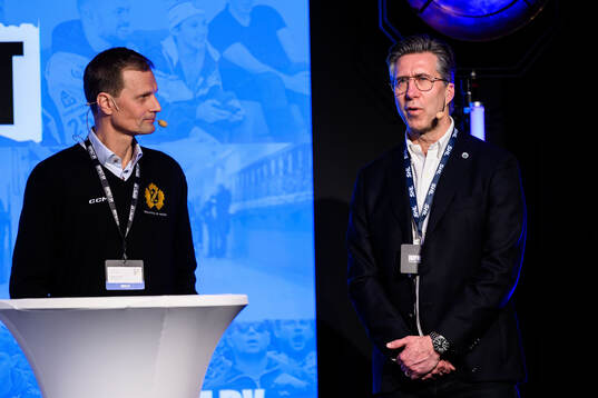 Daniel Fåhraeus, klubbdirektör Skellefteå och Christian