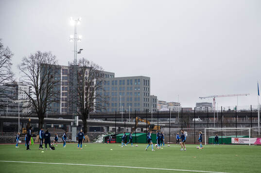 Djurgården värmer upp
