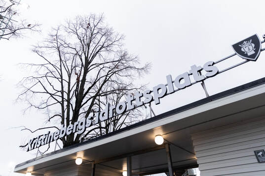 Entren till Kristinebergs Idrottsplats