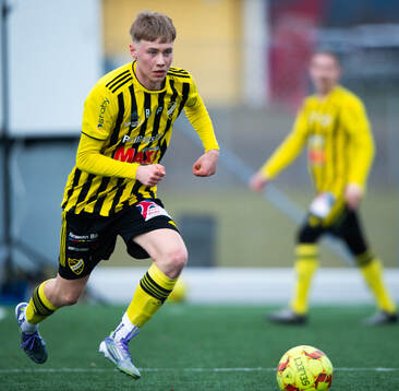 IFK Hässleholms Axel Nilsson i matchen mellan IFK