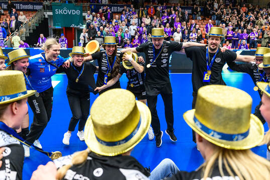 Bodens målvakt Sofie Börjesson och tränare Lukas