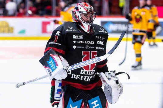 Örebros målvakt Jhonas Enroth deppar