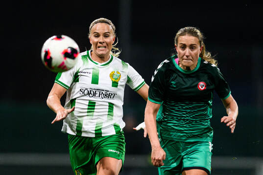 Hammarbys Stina Lennartsson och Kristianstads Viktoria