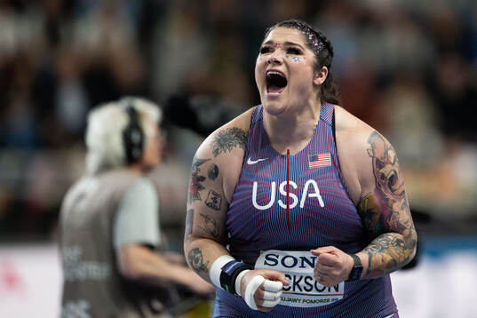 Chase Jackson of USA celebrates
