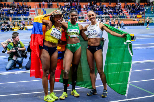 Natalia Linares of Colombia, Agate De Sousa of Portugal and