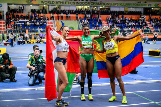 Natalia Linares of Colombia, Agate De Sousa of Portugal and
