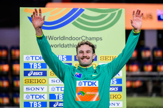 Kurtis Marschall of Australia celebrates