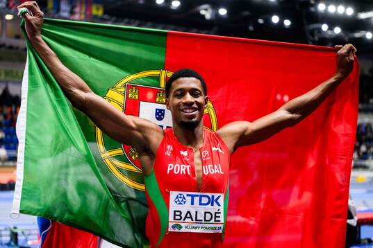 Gerson Balde of Portugal celebrates