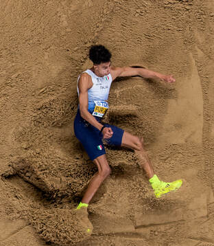 Mattia Furlani of Italy