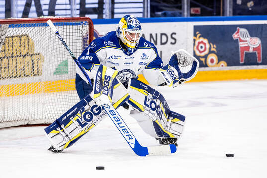 Leksands målvakt Marcus Gidlöf
