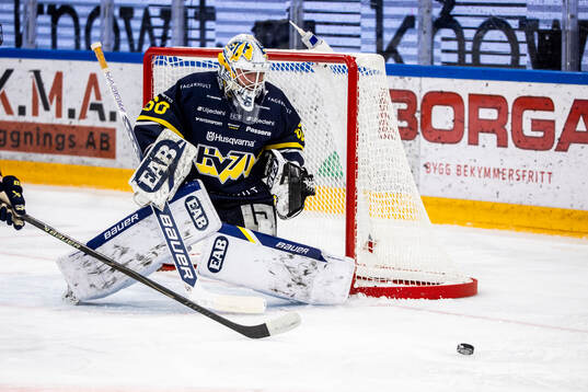 HV71s målvakt Felix Sandström