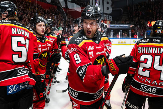Luleås Heikki Liedes jublar