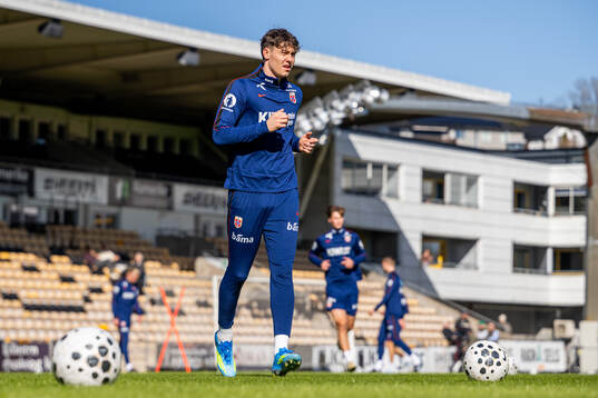 Jørgen Strand Larsen of the Norwegian national football