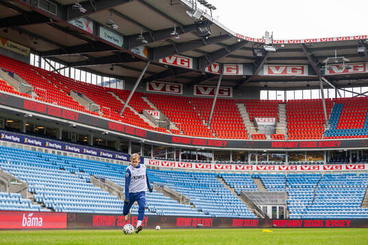 Marcus Holmgren Pedersen of the Norwegian national football