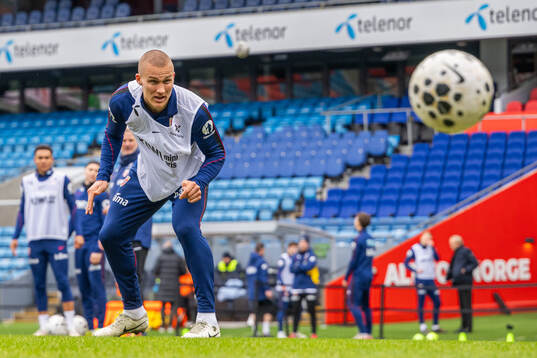 Leo Østigård of the Norwegian national football team
