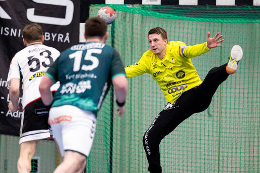 Varbergs målvakt Carl Aronius